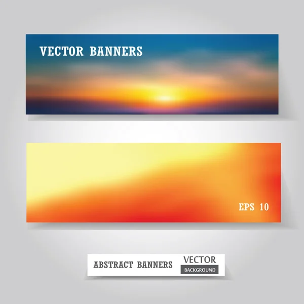 Banners set. — Stockfoto