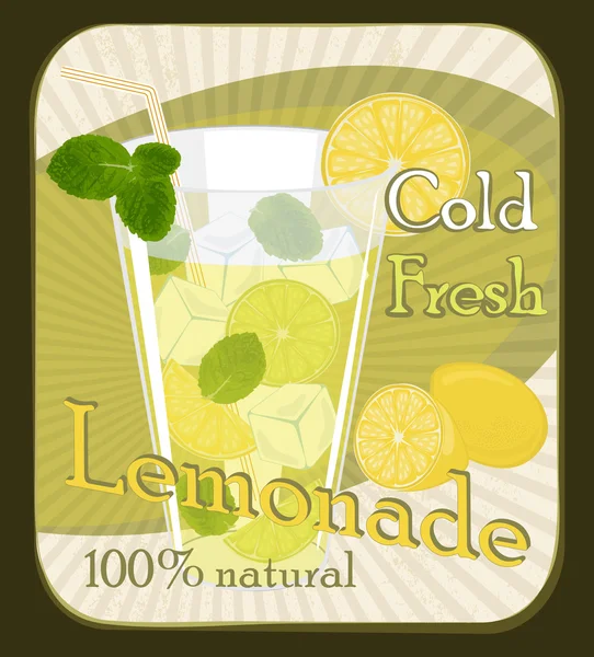 Lemonade poster — Stock Photo, Image