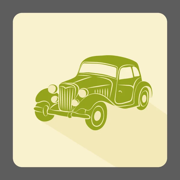 Retro car icon. — Stock Photo, Image