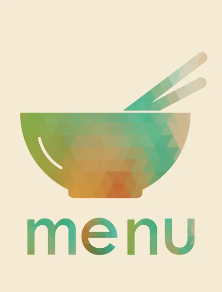 Menu design for restaurant — Stock Photo, Image