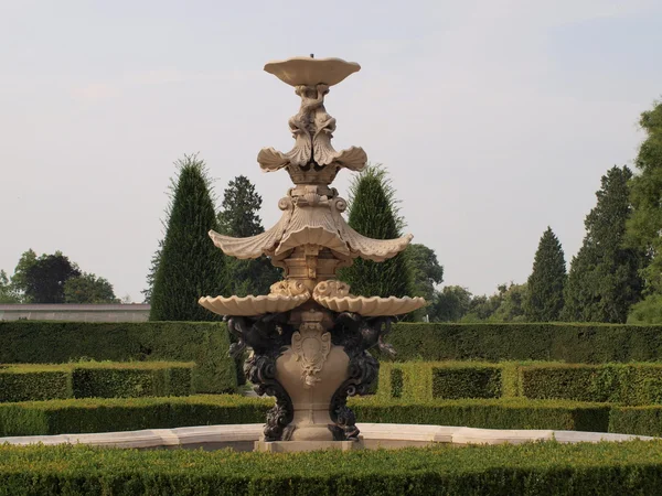 Beautiful castle garden, castle Lednice — Stock Photo, Image