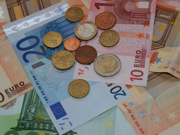 para euro sikke ve banknot
