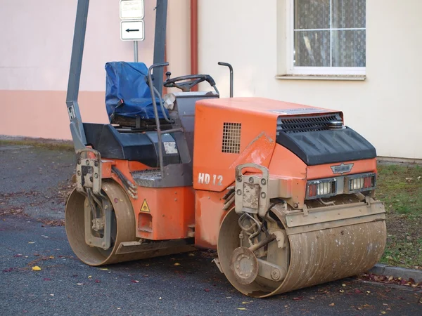 Small road roller , southern Bohemia — Stock Photo, Image