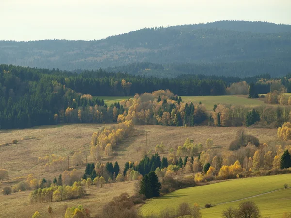 Höstlandskap, södra Böhmen — Stockfoto