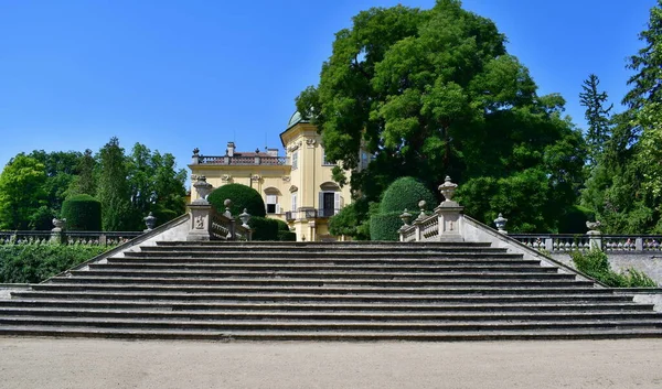 Buchlovice Chateau Una Las Residencias Aristocráticas Barrocas Más Importantes República — Foto de Stock