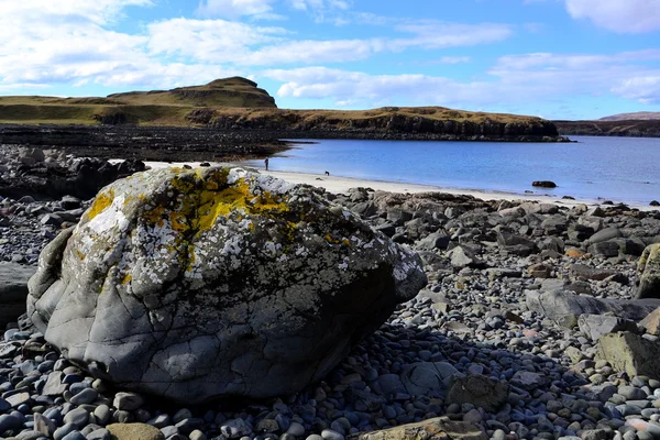 Huge rock on beach — Stock Photo, Image