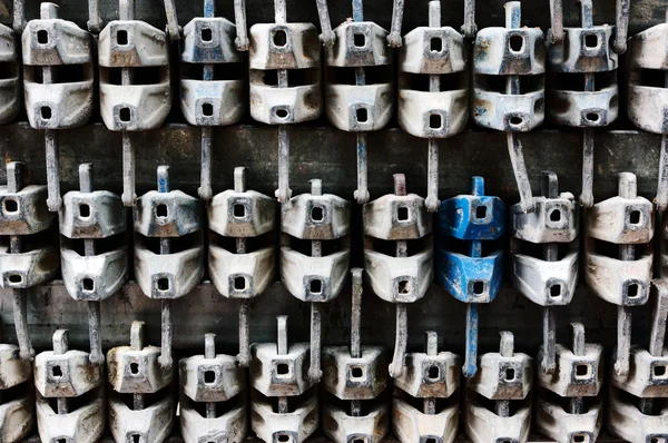 Industrial background with scaffold jacks — Stock Photo, Image