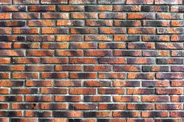 Wall with red bricks — Stock Photo, Image
