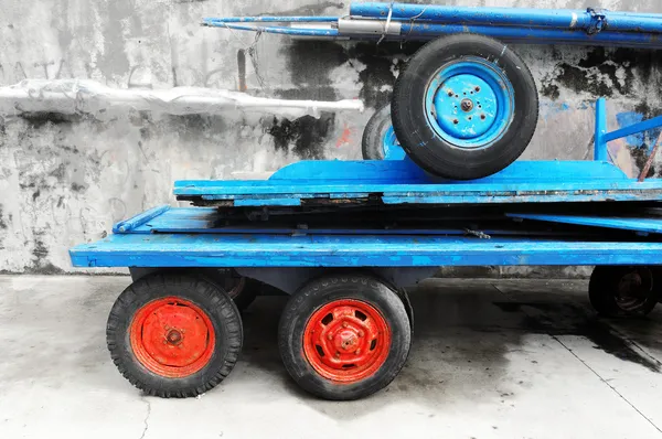 Old carts with wheels — Stock Photo, Image