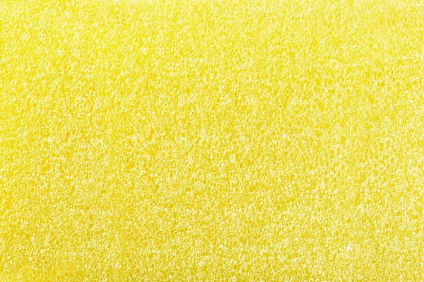 Texture éponge jaune du tampon à récurer — Photo