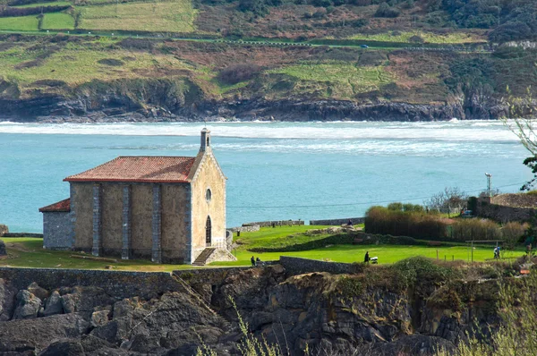 Santa catalina hermitage i mudaka. Baskien — Stockfoto