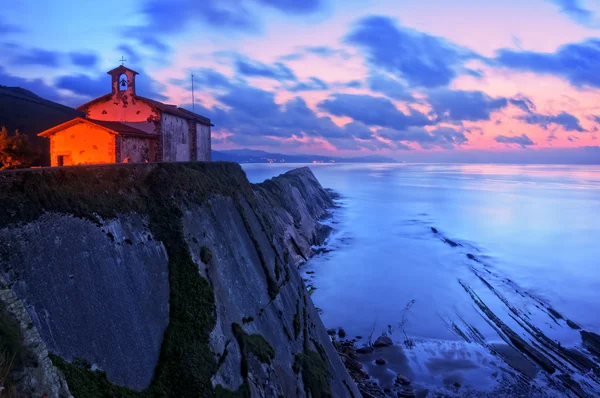 San telmo kápolna-Zumaia — Stock Fotó