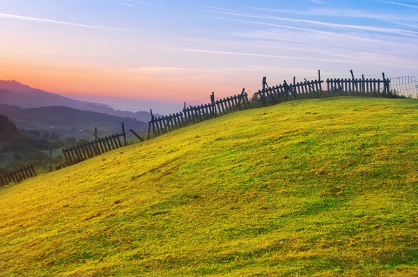 Fence in the countryside — Stock Photo, Image