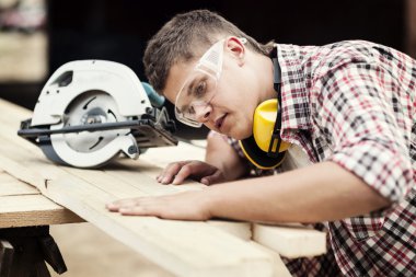 Carpenter working