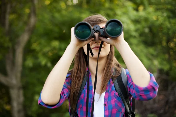 Schöne Wanderin — Stockfoto