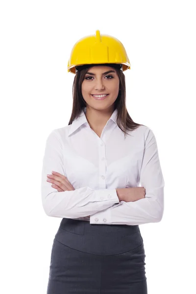 Arquitecta mujer — Foto de Stock