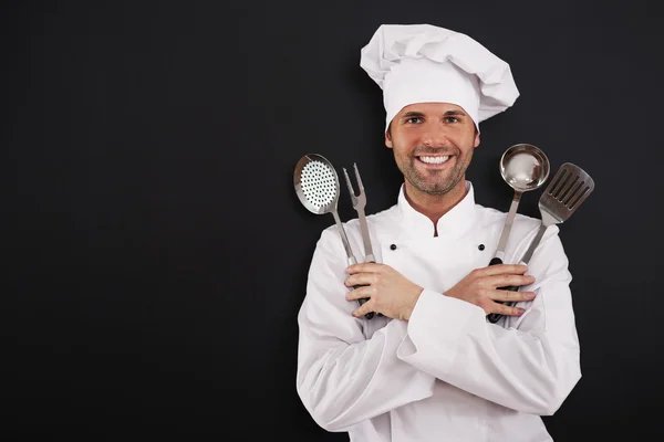 Chef feliz — Foto de Stock