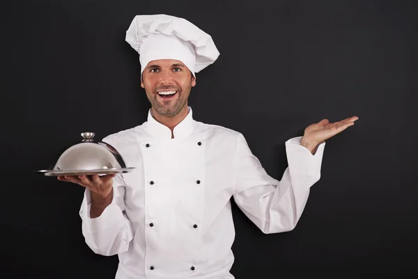 Chef sonriente — Foto de Stock