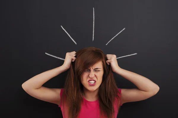 Dia estressante — Fotografia de Stock