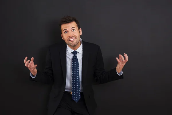 Very angry businessman — Stock Photo, Image