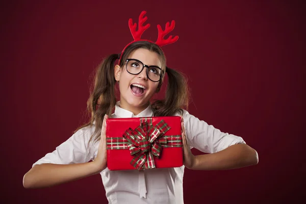 Nerdy woman — Stock Photo, Image