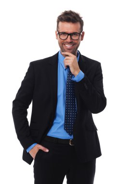 yakışıklı işadamı