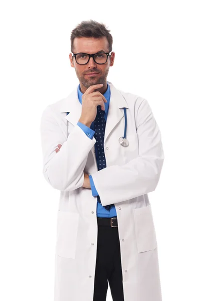 Medico pensieroso — Foto Stock