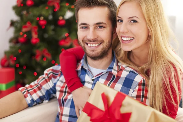 Portrait of lovely couple — Stock Photo, Image