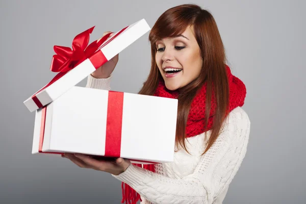 Surprised young woman — Stock Photo, Image