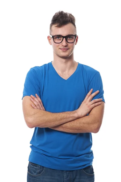 Modieuze mannelijke hipster — Stockfoto