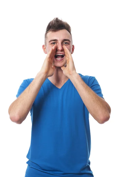 Man shouting — Stock Photo, Image