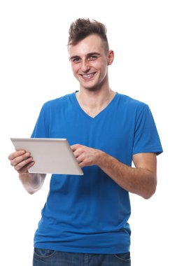 Dijital tabletli adam