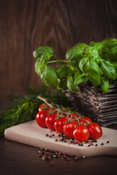 Ingredientes para molho de espaguete — Fotografia de Stock