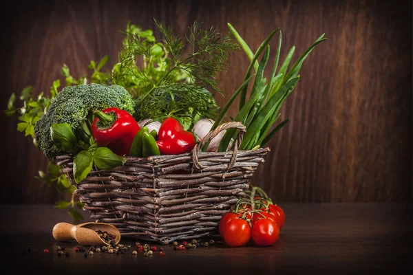 Especiarias e produtos hortícolas — Fotografia de Stock