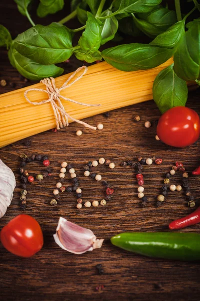 Quadro de ingredientes — Fotografia de Stock