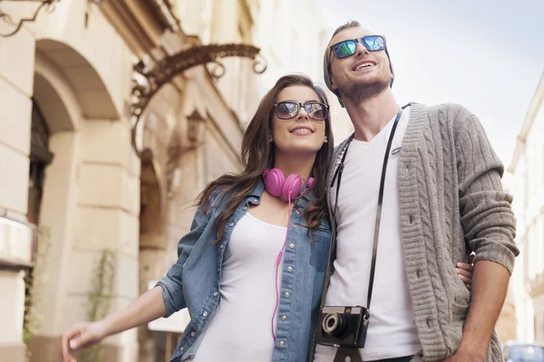 Casal de Hipster — Fotografia de Stock