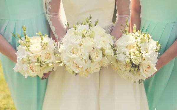 Bride with bridesmaids — Stock Photo, Image