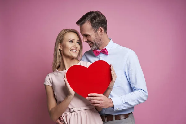 Bonding Couple Valentine Day — Fotografia de Stock