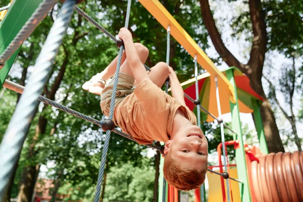 Ginger Boy Climbing Playground — Photo