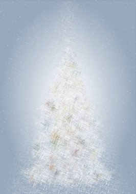 Noel sembollü yeni yıl ve Noel kartı.