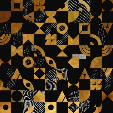 Soyut Geometrik Arkaplan. Optik İllüzyonlu Desen.