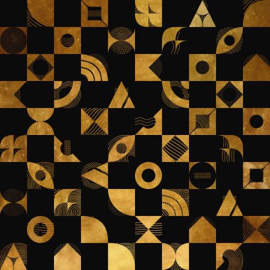 Soyut Geometrik Arkaplan. Optik İllüzyonlu Desen.