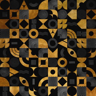 Soyut Geometrik Arkaplan. Optik İllüzyonlu Desen.