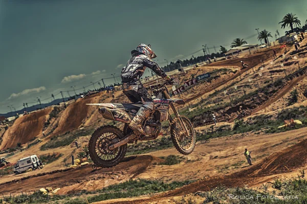 Sandro Peixe, Motocross Portugal — Fotografia de Stock
