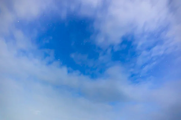 Klarer Sternenhimmel Der Nacht Schöner Blauer Himmel Mit Sternen — Stockfoto