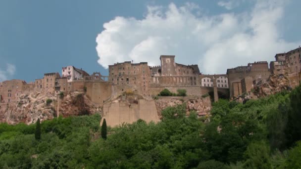 Oude stad in Toscane. Italië — Stockvideo