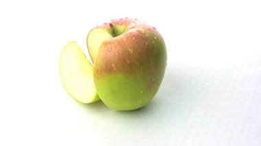 elma dilim ile kesilmiş bir döndürme