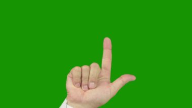 Beyaz yakalı parmaklarıyla sayar. Alfa kanalı bulunur