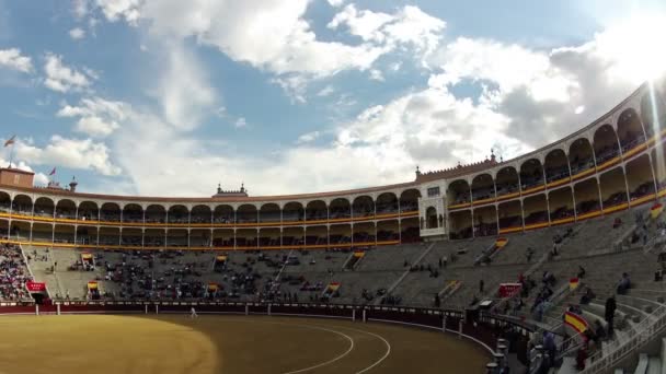 Before the bullfight. Timelapse — Stock Video