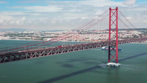 25 de Abril Ponte — Vídeo de Stock